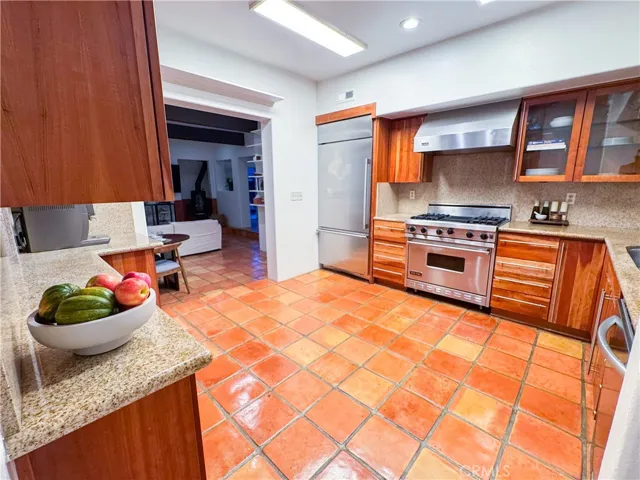 Kitchen View Coming From Private Deck