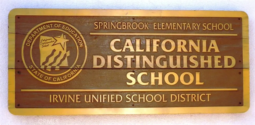 Sign at Springbrook Elementary School