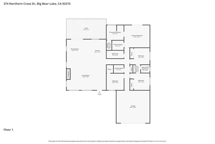 374 Northern Cross, Big Bear Lake, California 92315
