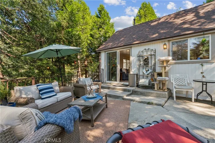 Large patio