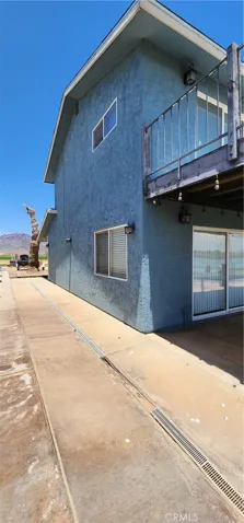 Side view of the house facing toward the road
