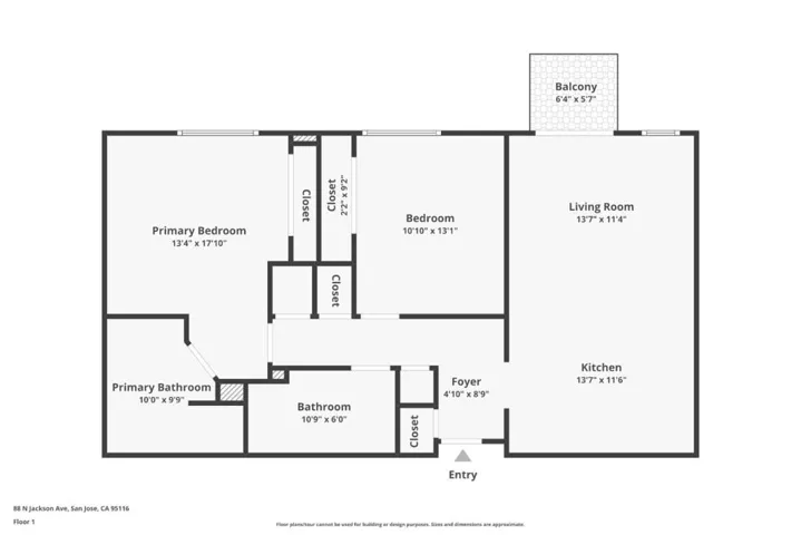 88 N Jackson Avenue 307, San Jose, California 95116