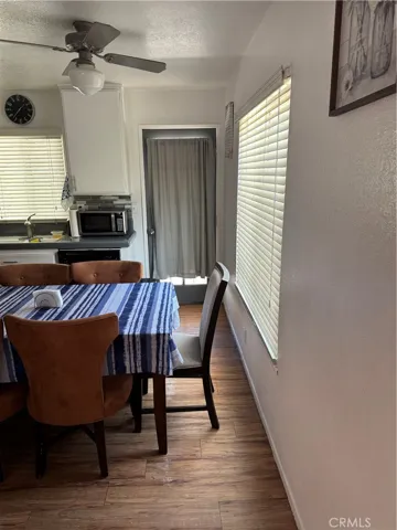 back door leads to back yard