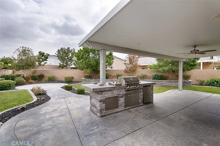 Looking from left side of patio