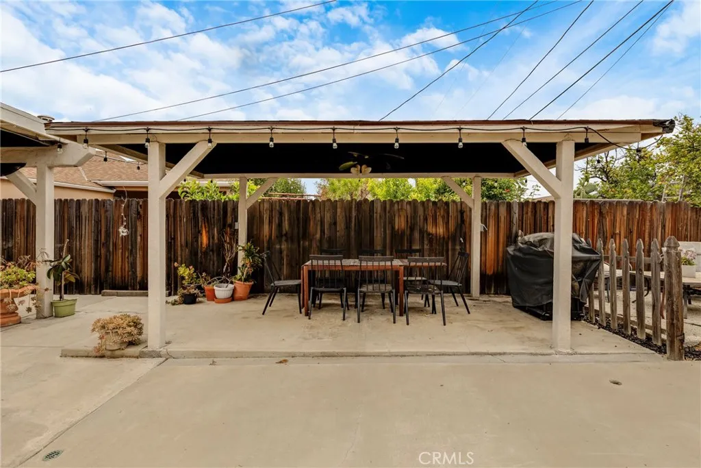 Covered outdoor patio