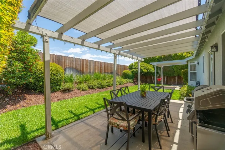 Backyard and patio