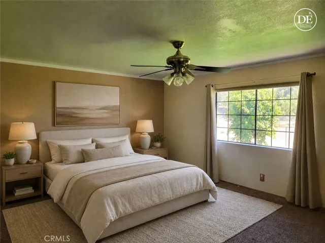Digitally Enhanced Main Bedroom
