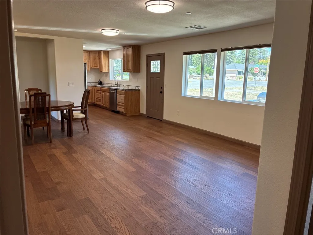 Kitchen and dining area view from Living  view