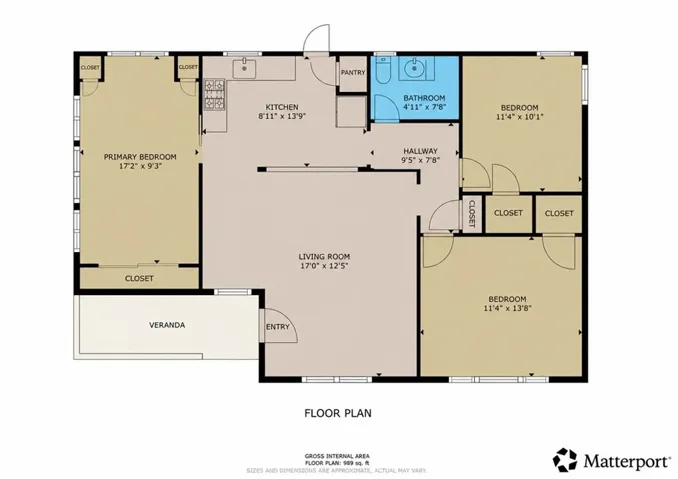 floor plan of the main house
