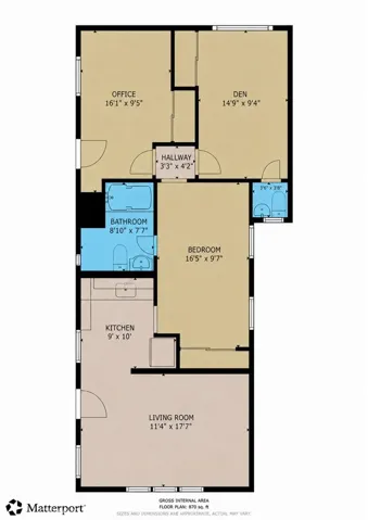floor plan of the guest house