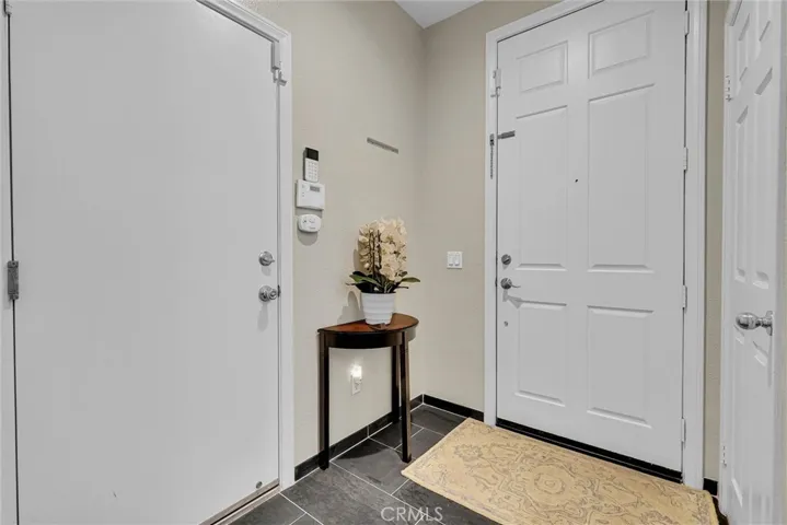 view from inside entry foyer
