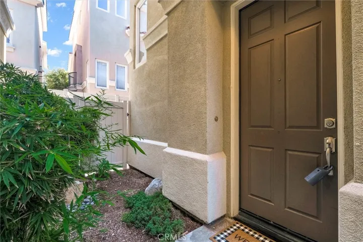 Front door entry from outside