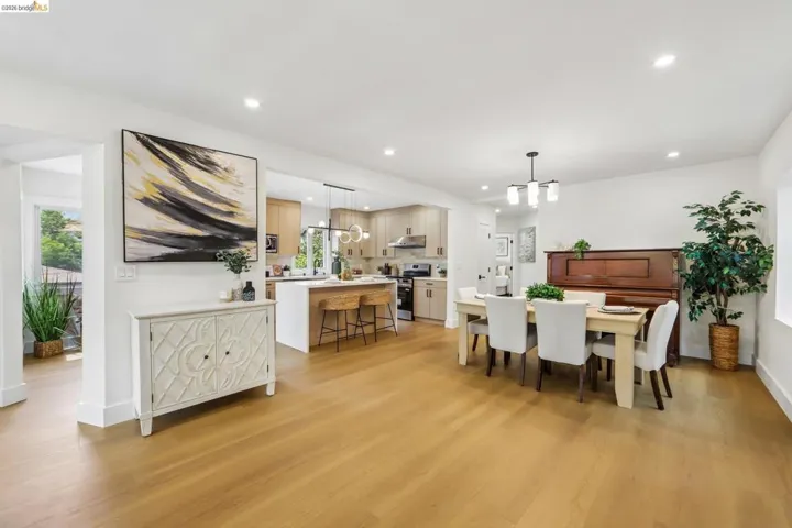 Expansive interior featuring vinyl plank flooring throughout