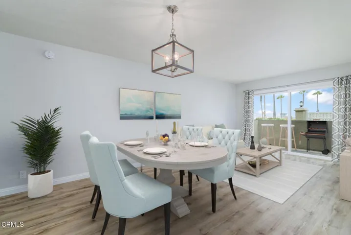 Living and Dining Room Virtually Staged
