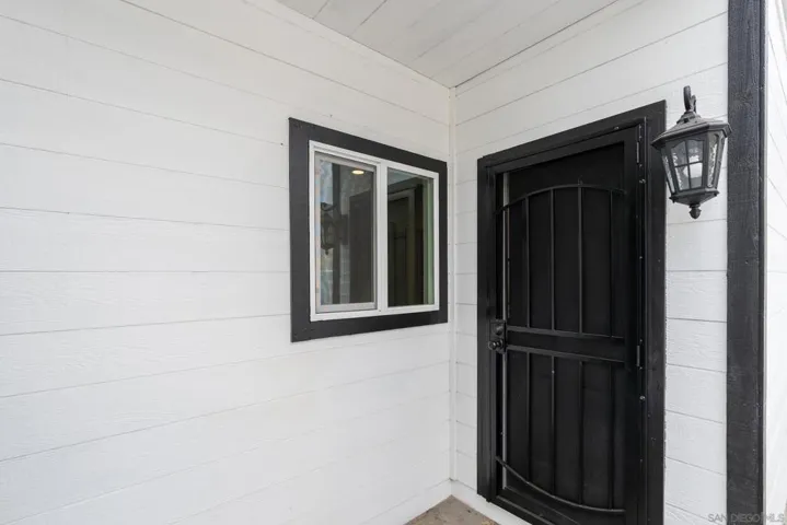 Front door to Studio unit