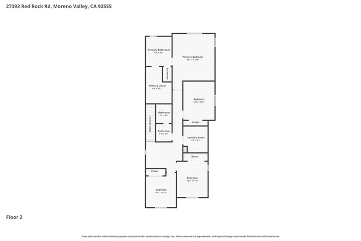 Level two, floor plan