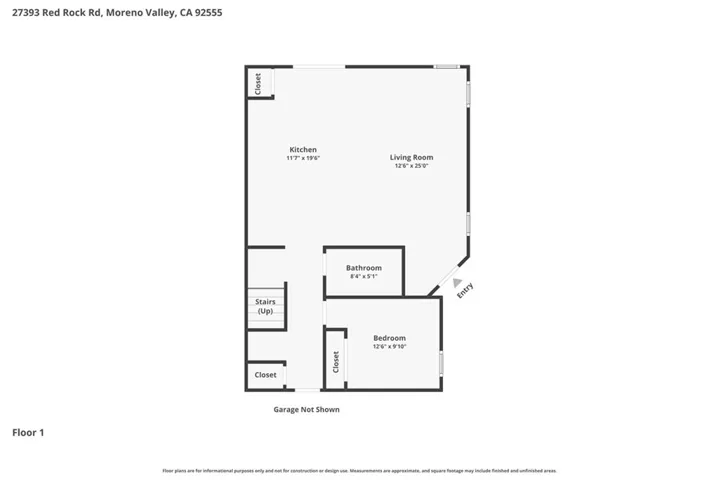Main Floor, floor plan.