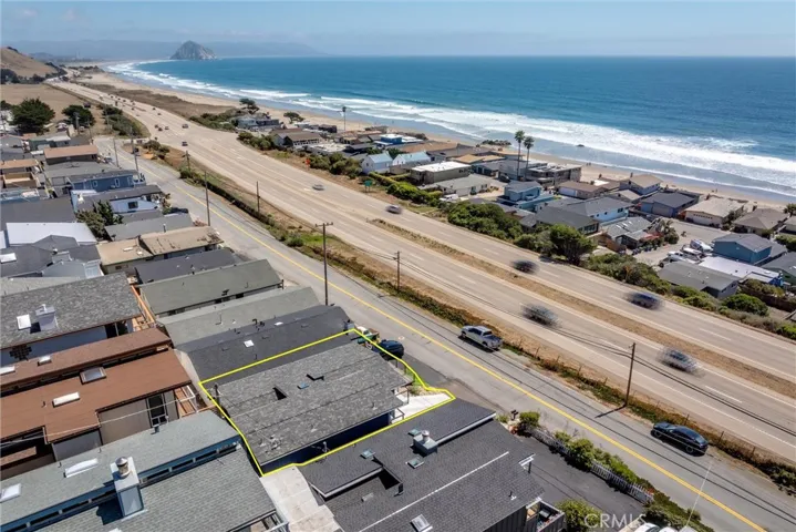 Aerial view of brand new roof.