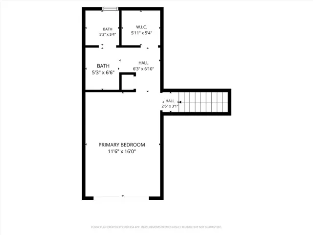 3rd level Primary Bedroom with primary bath
