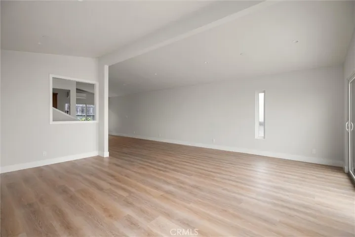Lots of natural light in the living area