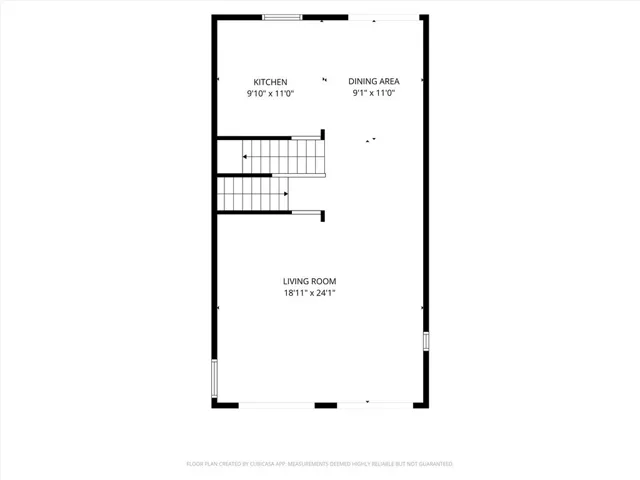 2nd Level Living, Dining & Kitchen