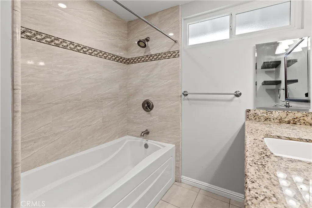 Shared hall bathroom