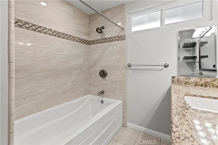 Shared hall bathroom