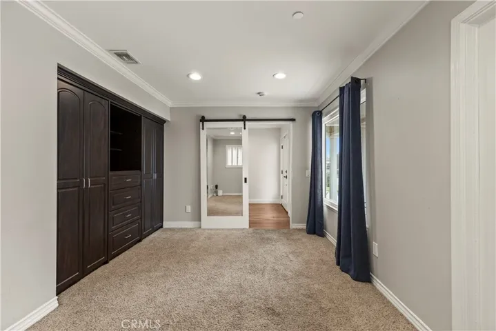 Main floor bedroom/office space