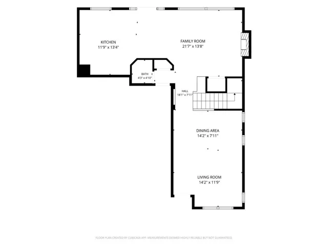 Here's a view of the first floor layout.