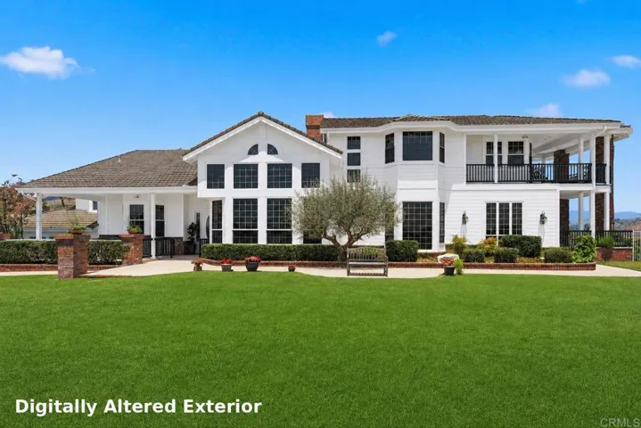 Digitally altered exterior