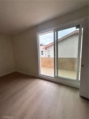 New sliding door.