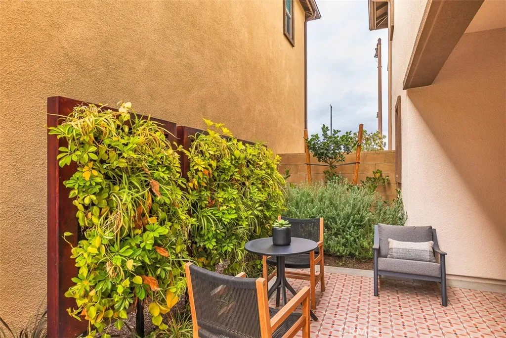 Garden on porch