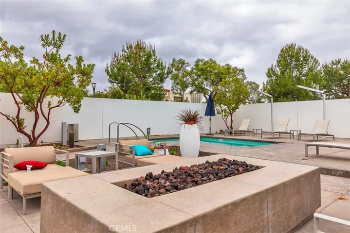 Poolside Firepit