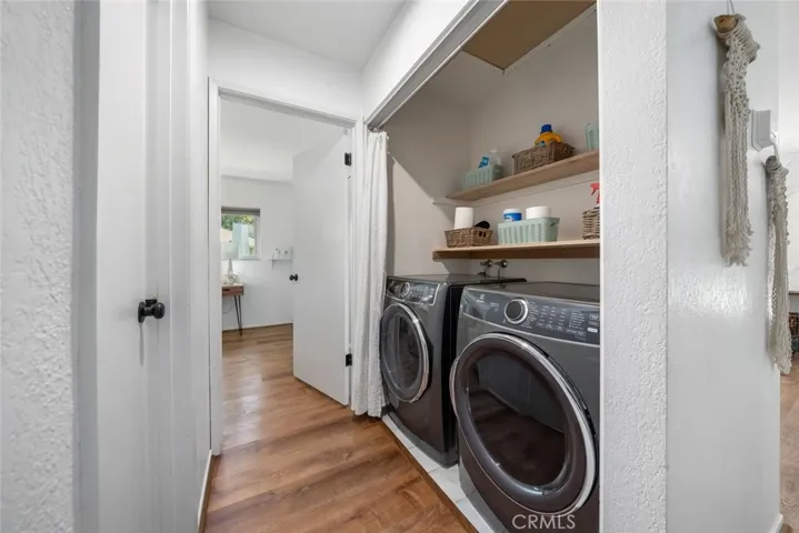 Washer and dryer in house