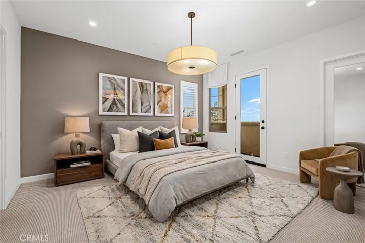 Virtually Staged - Primary Bedroom on 3rd  Level