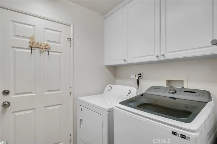 Inside laundry room