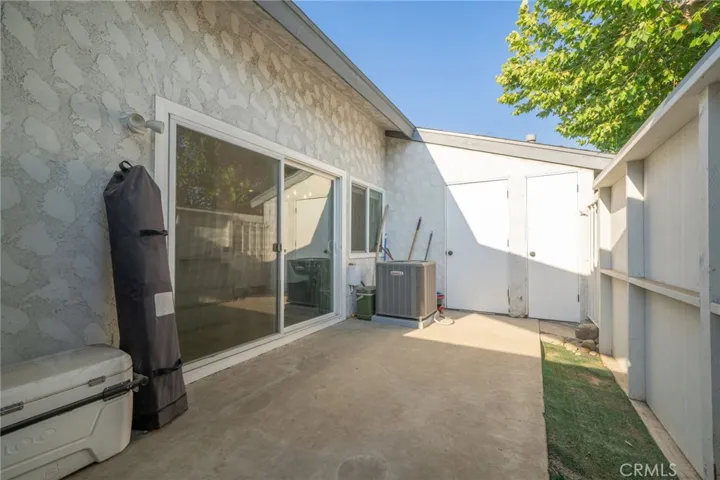 Spacious private patio