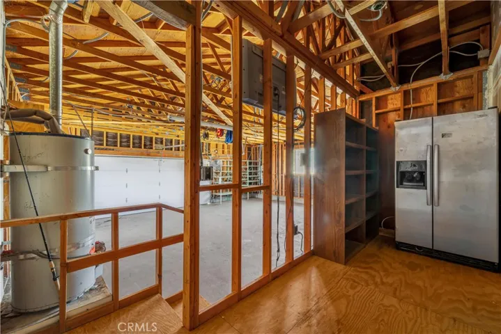 Interior garage attached
