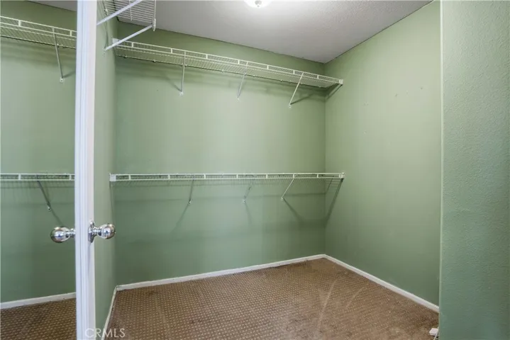Master closet, walk in