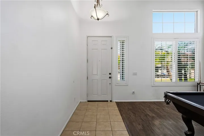 Entry living room