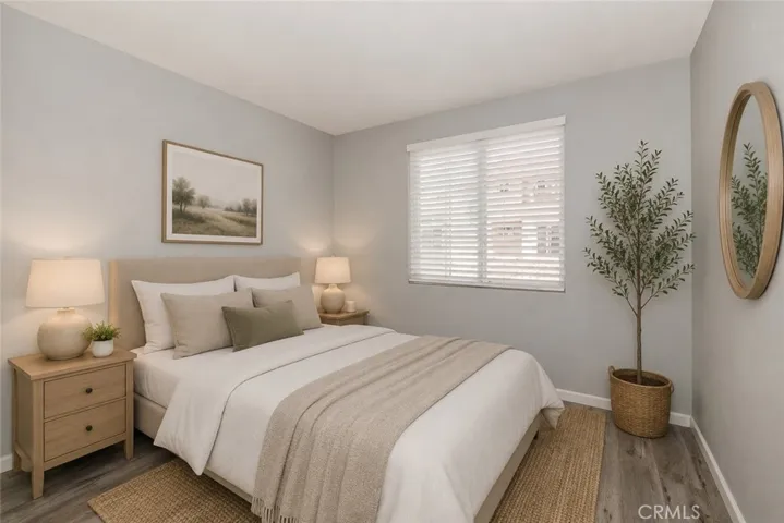 Guest bedroom - virtually staged.