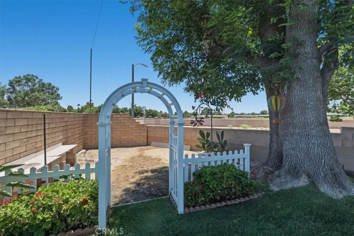 Backyard Potential Garden Area