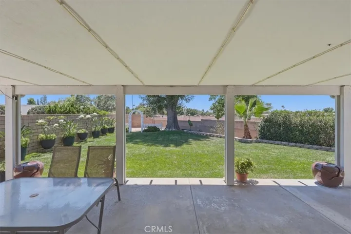 Backyard View from Patio