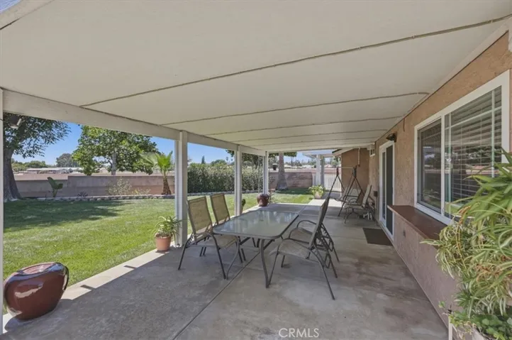 Rear Patio View