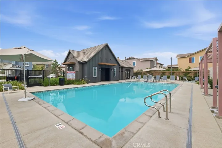 Community pool and pool house