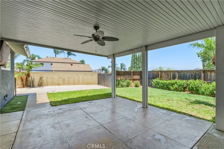 Covered patio