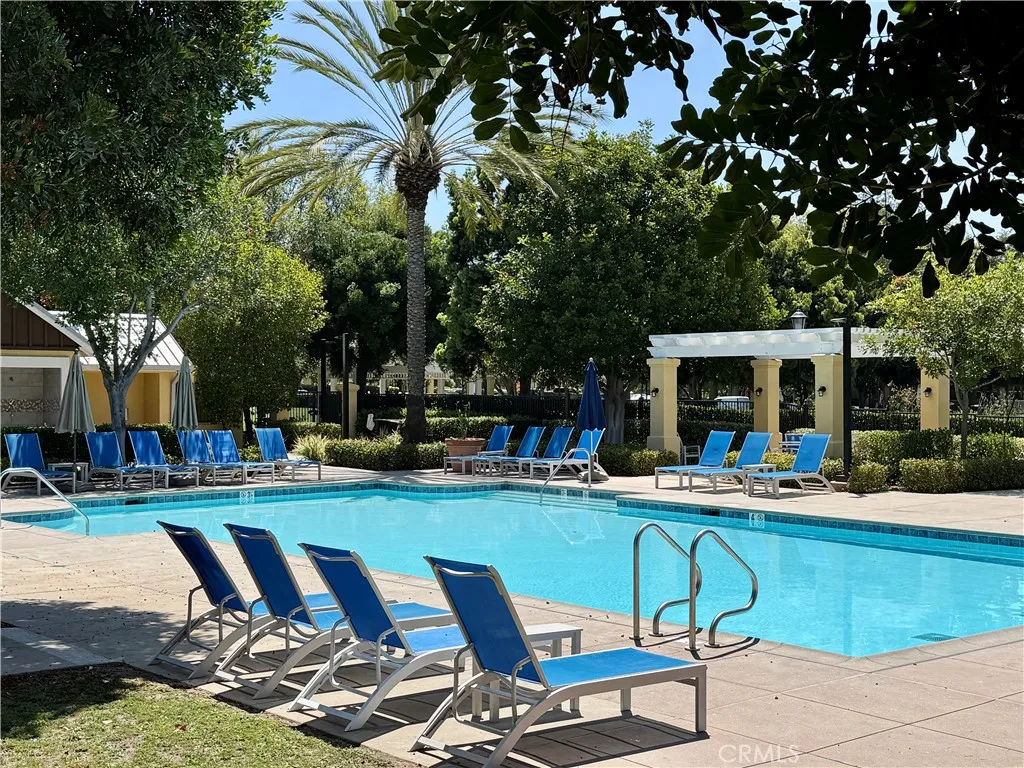 One of many community pools