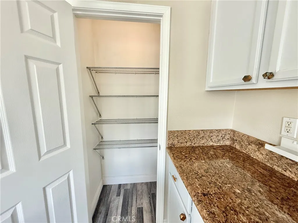 Reach-in kitchen pantry
