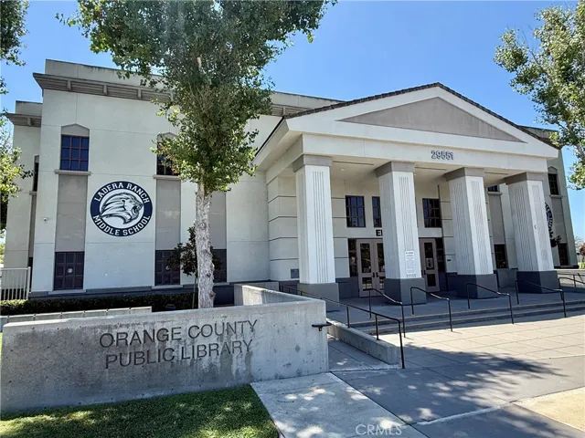 Ladera Ranch Orange County Public Library, attached to the middle school and one of several elementary schools in the community