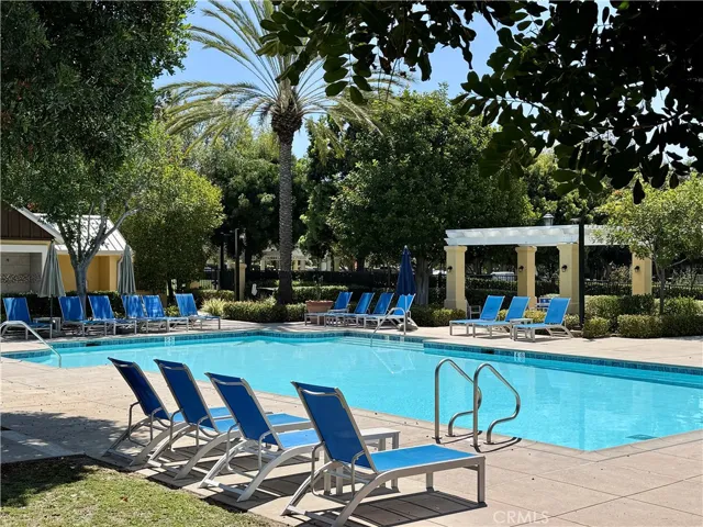 One of many community pools